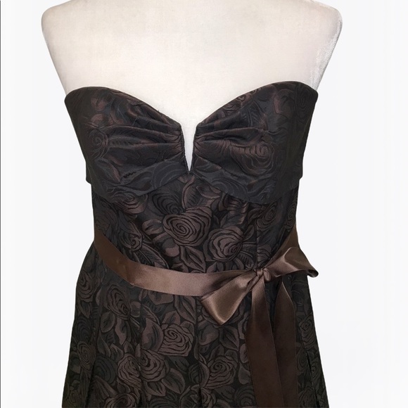 Liancarlo Couture Neiman Marcus 100% Silk Strapless Dress 10/12 - Picture 7 of 17